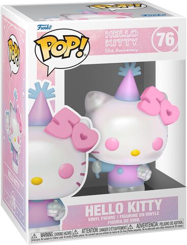 Figurine Funko Pop! - Hello Kitty 50th - Hello Kitty Avec Ballons