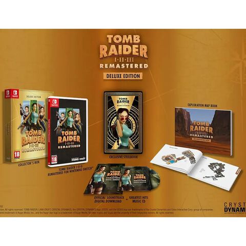 Tomb Raider I-III Remastered Starring Lara Croft Deluxe Edition