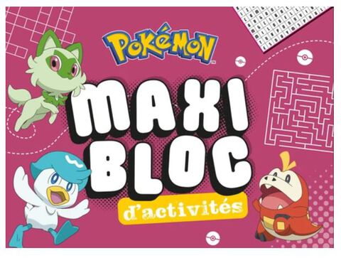 Livre - Pokemon - Maxi Bloc D'activités