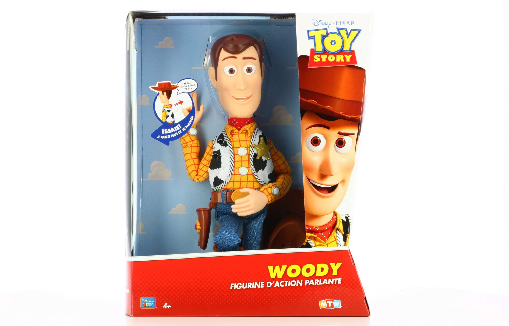 jouet woody toy story parlant francais