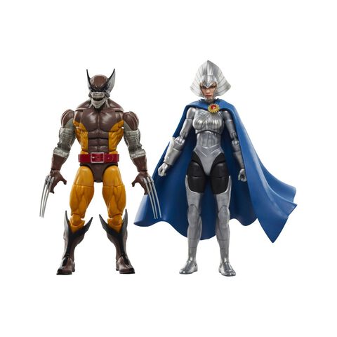 Figurine - X-men - Marvel Legends Deluxe : Wolverine Brood Et Lilandra Pack De 2