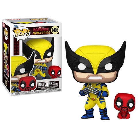 Figurine Funko Pop! Pop&buddy N°1403 - Deadpool 3 - Wolverine Et Babypool
