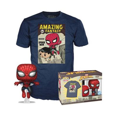 Pop&tee - Spider Man - Couverture De Bd - Taille Xl