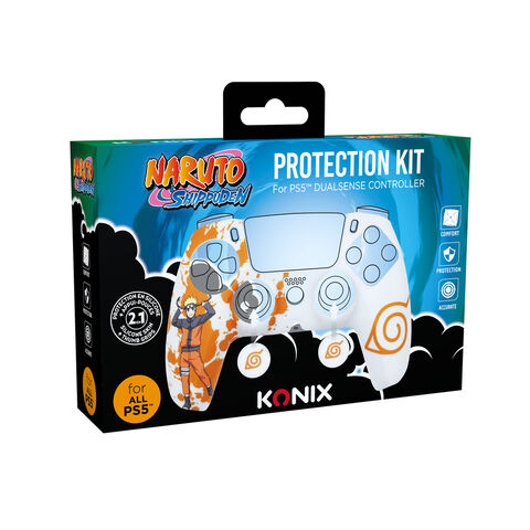 Kit De Protection En Silicone Dualsense - Naruto - Blanc