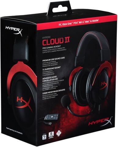 HyperX Cloud II Wireless (Rouge) - Micro-casque - Garantie 3 ans LDLC