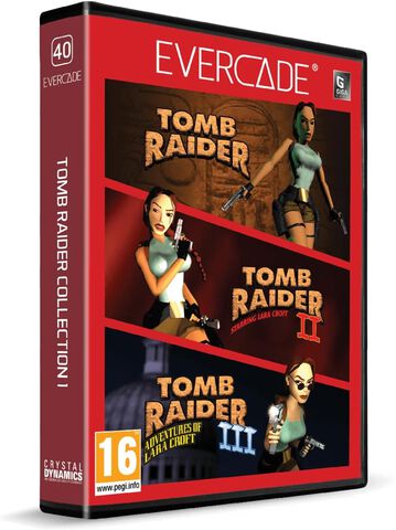 Evercade Vs-r Tomb Raider 1-2-3