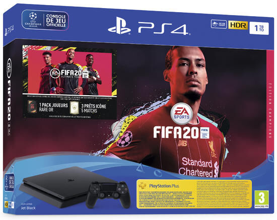 ps4 slim with fifa 20
