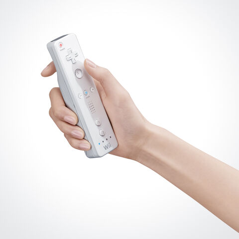 Manette Wiimote Plus blanche – Manette Wii blanche Nintendo + Wii Motion  Plus intégré
