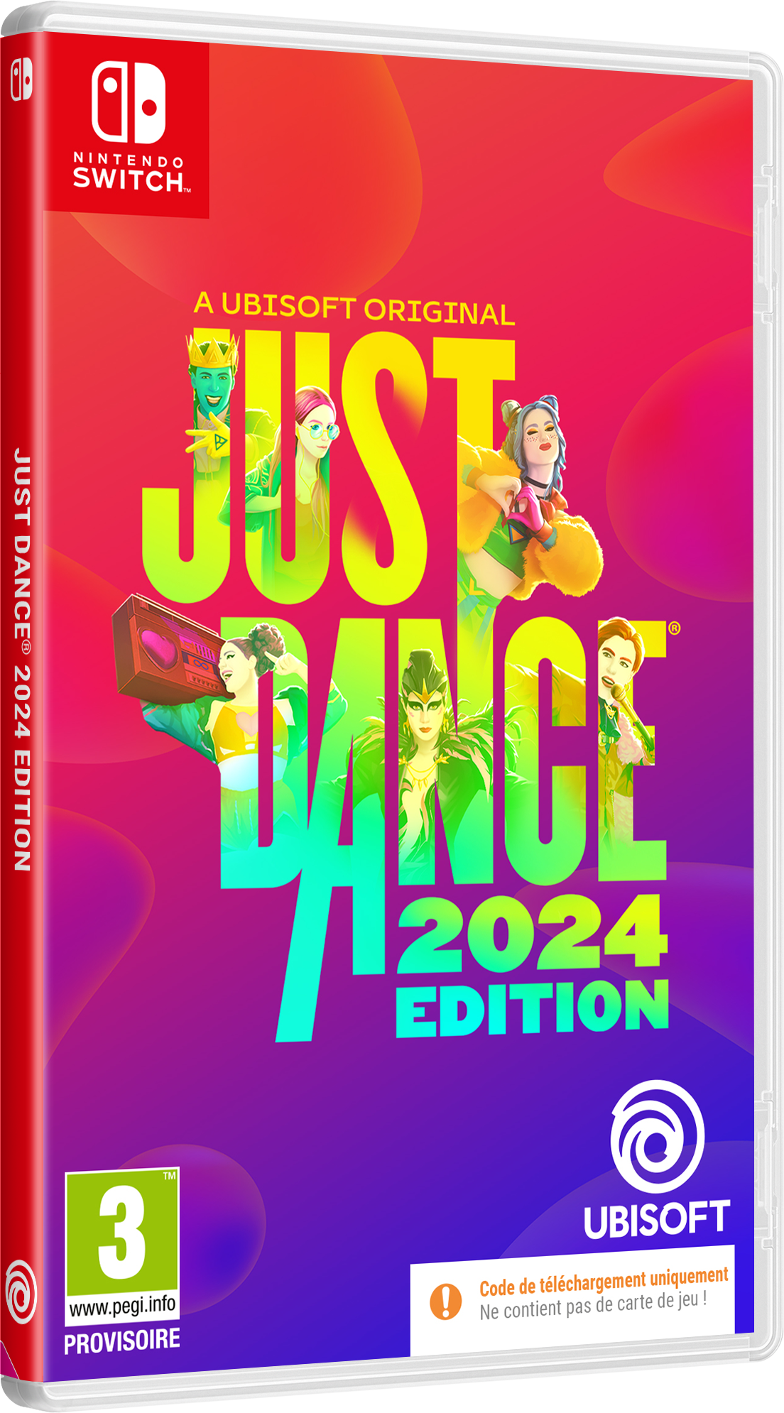 Just Dance 2024 Code In A Box sur SWITCH, tous les jeux vidéo SWITCH
