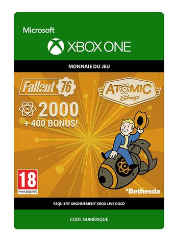 Fallout 76 - Dlc - 2000 Atomes (+400atomes Bonus)
