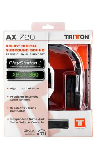 Casque Pro Gaming AX 720 Dolby Headphone TRITTON - Certifié Dolby Digital  et Pro Logic II Surround - Cdiscount Informatique