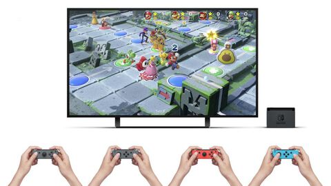 Super Mario Party Jeu Switch + 1 paire de Joy-Con Vert/néon et Rose/Néon -  Cdiscount Jeux vidéo