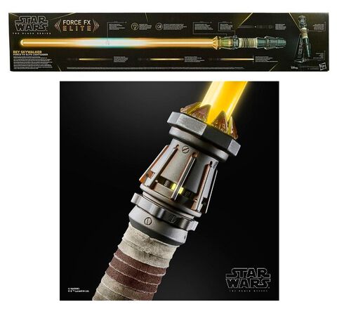 Star Wars The Black Series Sabre laser Force FX Elite de Rey Skywalker -  Star Wars