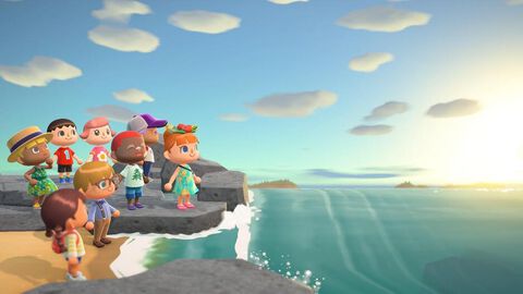 Nintendo switch lite corail + animal crossing new horizons