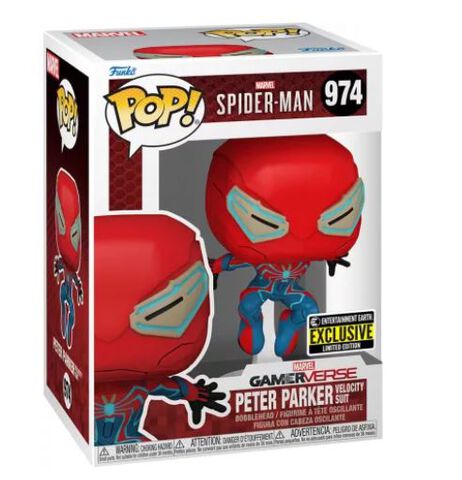 Figurine Funko Pop! N°974 - Marvel - Spider-man 1 - Peter Parker (velocity Suit)