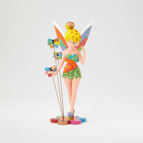 Statuette - Peter Pan - Britto - La Fée Clochette Avec Fleures