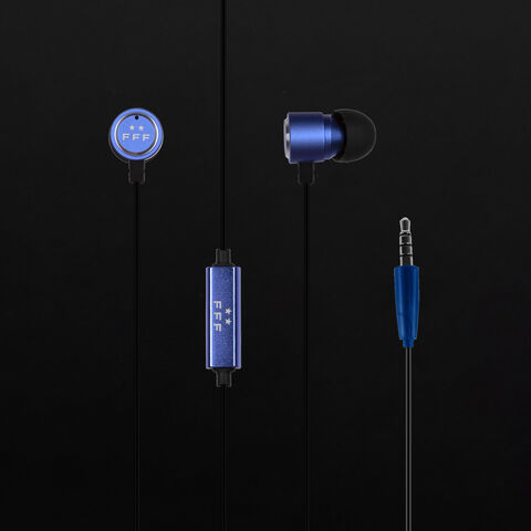 Écouteurs filaires intra-auriculaires - Bleu - Cultura - Ecouteurs