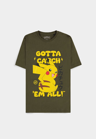 Tshirt - Pokemon - Pikachu Gotta Catch'em All Tshirt Taille S
