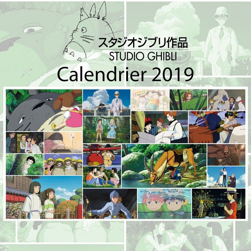 Calendrier - Ghibli - Officiel 2019 - MANGA