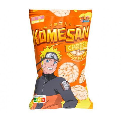 Snack - Ultra Pop - Chips De Riz Complet Saveur Fromage Naruto (60g)